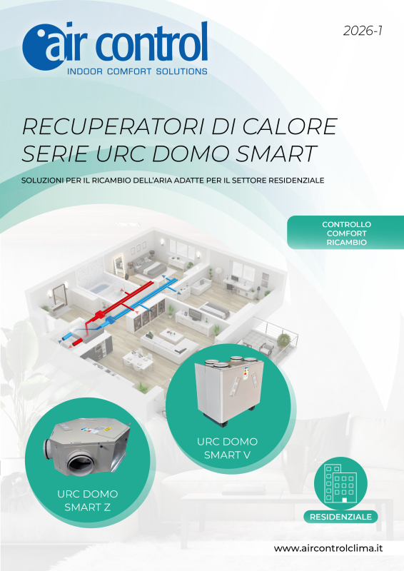 2026 - Recuperatori di calore - Serie URC Domo Smart