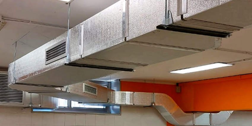 Installazione VMC nella mensa di S. Donato