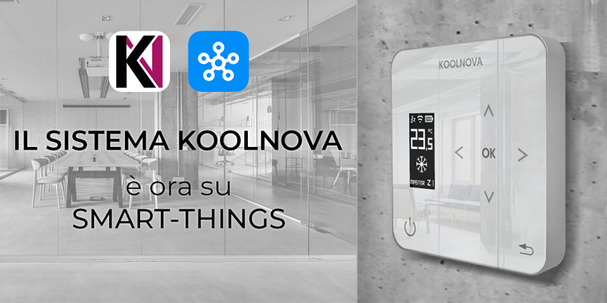 Koolnova now integrated with Samsung SmartThings
