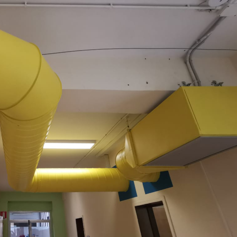 MVHR installation in the I.C. 