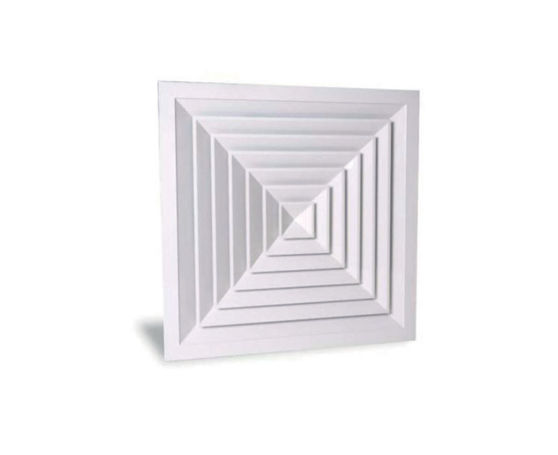 4-way square diffuser